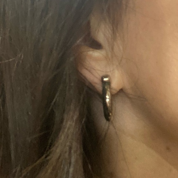 James Avery Polished Sterling Silver Swirl Post Earrings - Picture 3 of 3